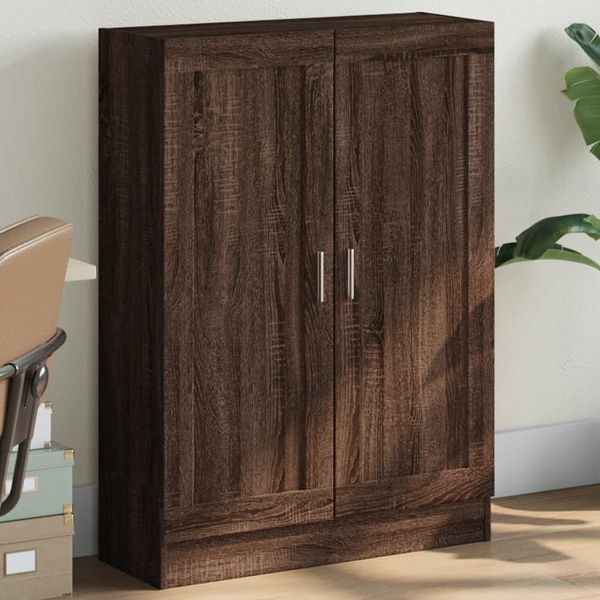 Maison Exclusive - Libreria Effetto Rovere Marrone 82,5X30,5X115 Cm Materiale Ligneo-image