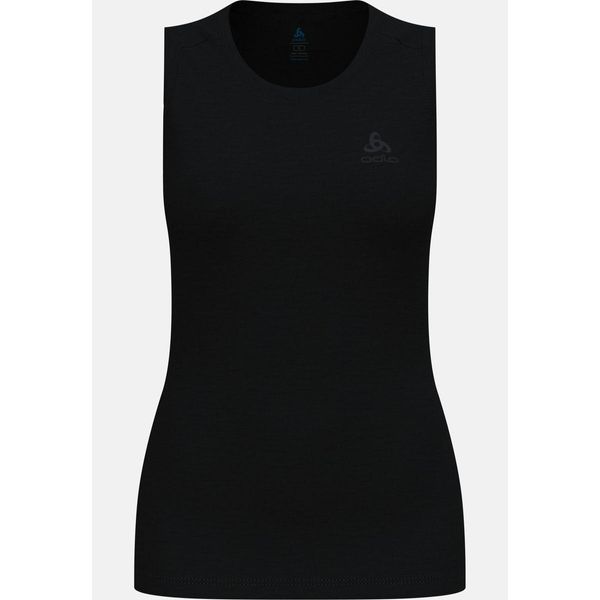 Canotta Natural Merino 160 Base Layer, Donna - Odlo, Colore:15000 Nero, Taglia:M-image