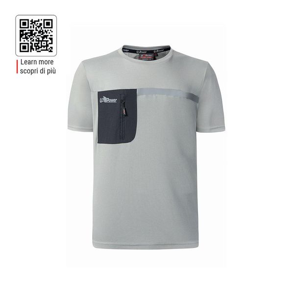 U-Power Christal Kurzarm-T-Shirt Grau 2XL Grau 2XL-image
