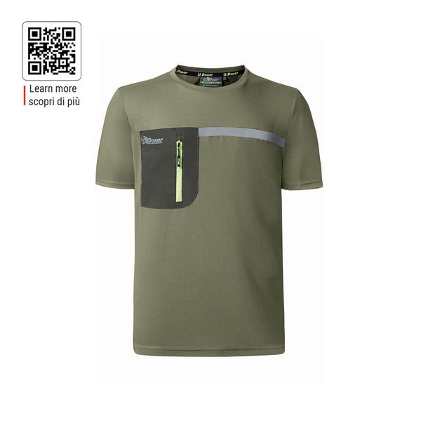 U-Power Christal - Maglietta A Maniche Corte Verde 2XL Verde 2XL-image