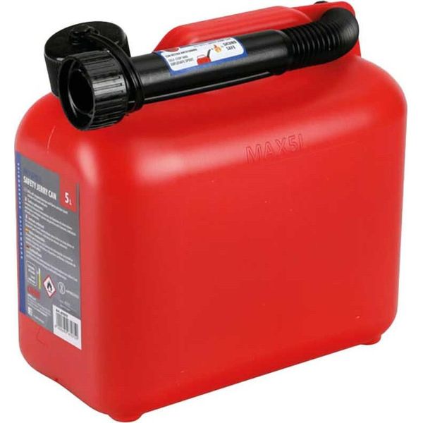 Tanica Carburante Lampa No-Spill 5L Beccuccio A Interruzione Automatica-image