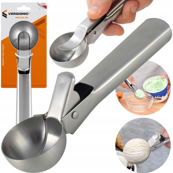 Vergionic 7854 Paletta Per Gelato In Acciaio Inox-image