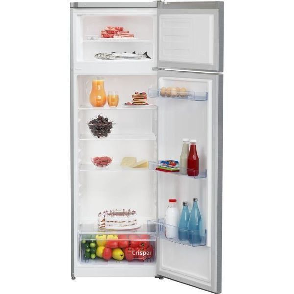 Frigorifero Combinato Statico In Acciaio Inox Da 54 Cm E 250 Litri Beko Rdsa280K40Sn-image