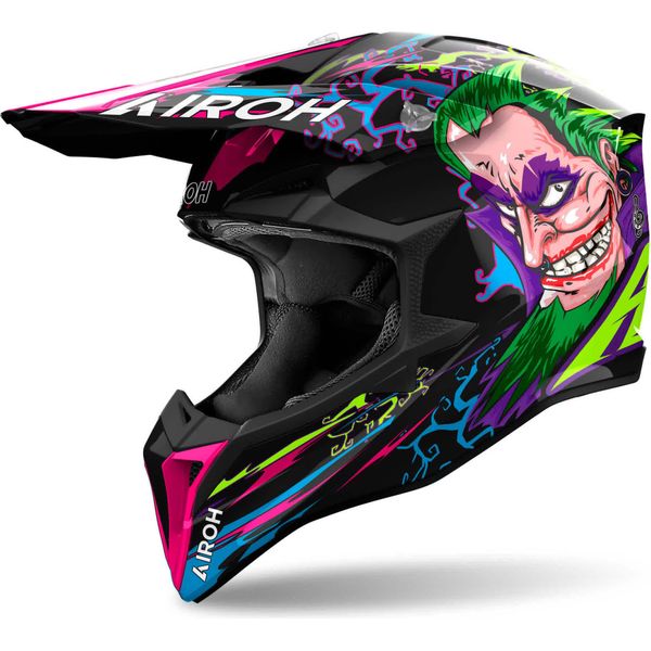 Casco Da Motocross Airoh Wraaap Music Polished Taglia L-image