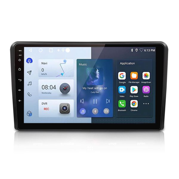 Dispositivi Di Navigazione Incorporati 9 "Android13 Radio Per Audi A3 S3 RS3 Gps 2+64G Carplay Dab Navi Wifi Swc Bt 2Din Collegamento Specchio"-image