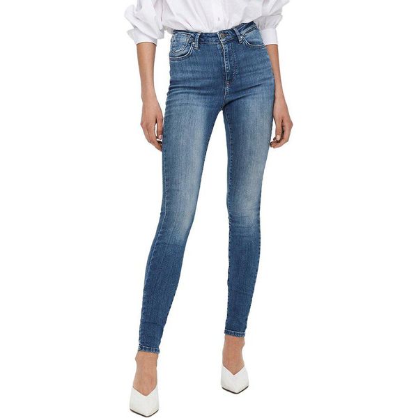 Only Forever High Life Skinny Rea958 Hochtaillierte Jeans Blau Xs / 32 Frau Blau Xs-image