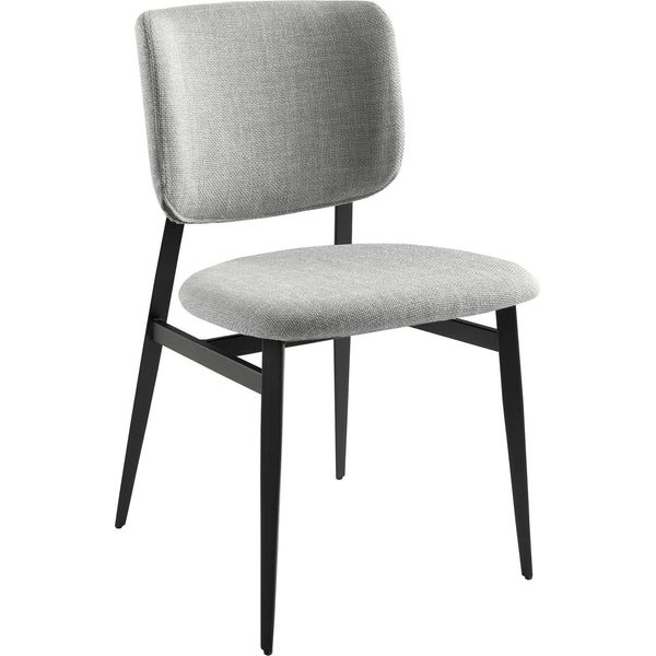 Sedia Angel Cerdá In Tessuto Grigio Chiaro 4147-image