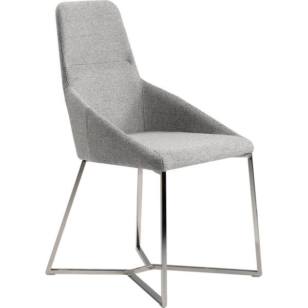 Sedia Angel Cerdá In Tessuto Grigio 4008-image