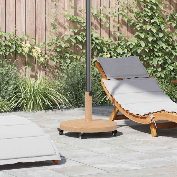 Maison Exclusive - Supporto Per Ombrellone In Legno Chiaro 48 X 48 X 32 Cm-image