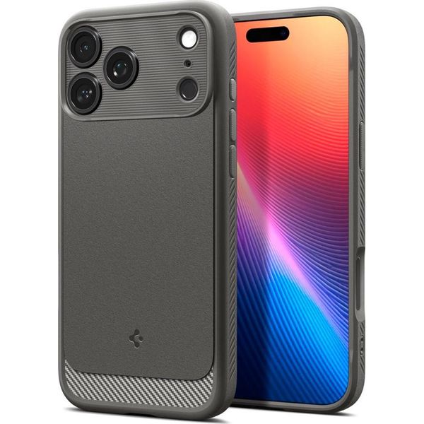 Spigen Rugged Armor Mag Custodia Per Telefono Compatibile Con Iphone 17 Pro Max Grigio-image