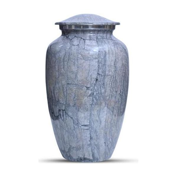 Urna Xxl In Alluminio - 3,5 Litri - Moderna Urna Decorativa Per Ceneri Umane E Animali - Unica E Resistente-image