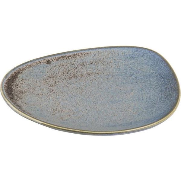 Olympia Ember Blue Triangle Teller 190 Mm (Confezione Da 6 Pezzi)-image