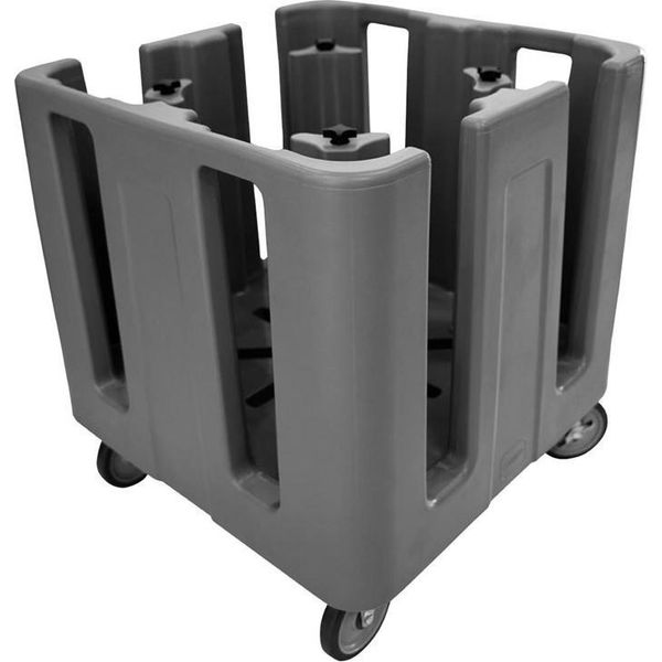 Carrello Porta Stoviglie Regolabile Cambro Compact Nero-image