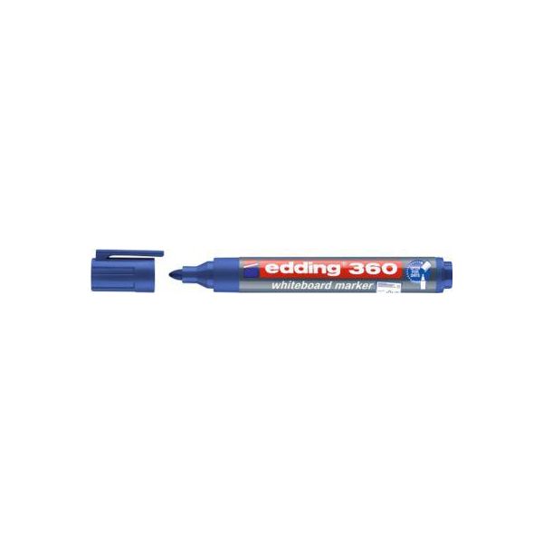 Edding Whiteboard Marker 360, Rundspitze, 10 StüCk, Blau-image