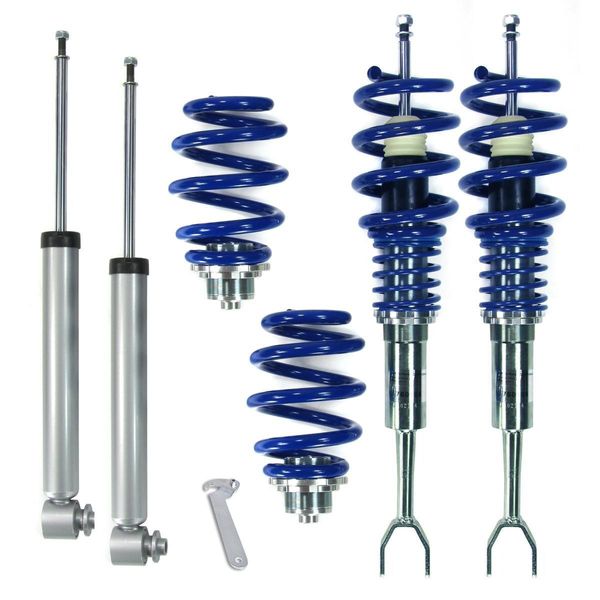 Sospensione Coilover Blueline Adatta Per Audi A6 (4F) Berlina 2.0 Tdi, 2.0 Tfsi, 2.4, 2.7 Tdi, 2.8 Fsi, 3.0, 3.2 Fsi Anno Di Costruzione 2004-2011, Eccetto I Veicoli Con Trazione Integrale-image