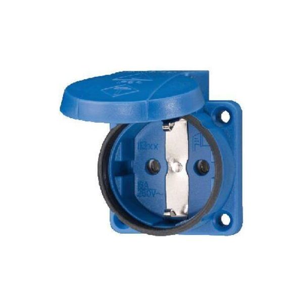 Presa Schuko 16A,2P+T, 230V, IP54 - Presa Da Pannello Con 11311-image