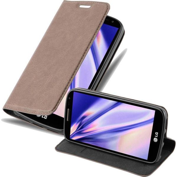 Cadorabo Cover Per Lg G2 Mini Cover Protettiva In Marrone Custodia Per Cellulare Cover Chiusura Magnetica-image
