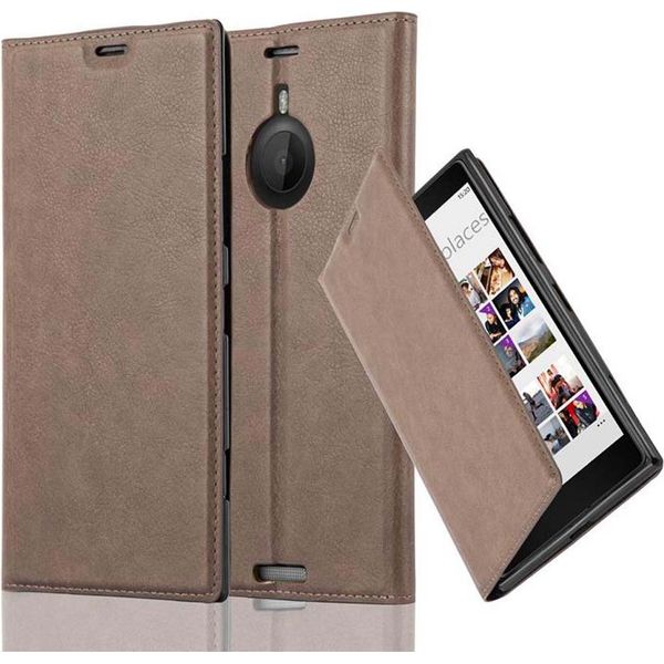 Cadorabo Cover Per Nokia Lumia 1520 Cover Protettiva In Marrone Custodia Per Cellulare Cover Chiusura Magnetica-image