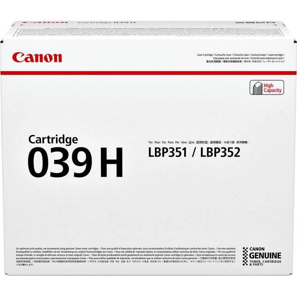 Canon 039 H - Alta Capacità - Nero - Originale-image