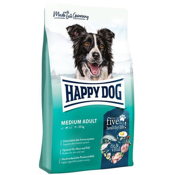Happy Dog Crocchette Secche Fit & Vital Medium Adult 4Kg-image