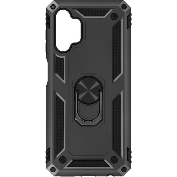 Avizar, Custodia Protettiva Galaxy A13 4G Antiurto Con Anello Magnetico Design Elegante, Nero-image