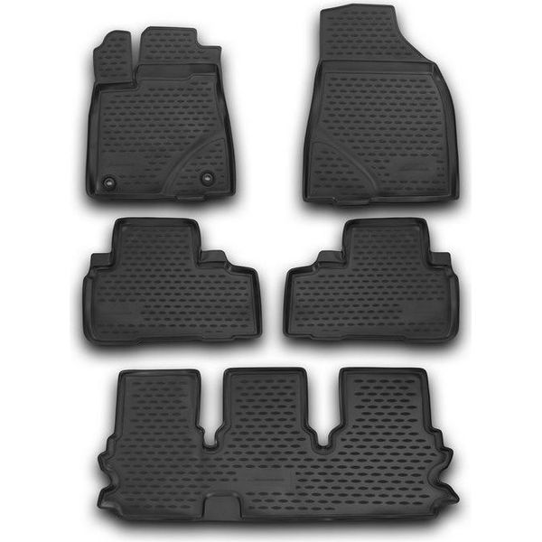 Tappetini In Gomma Per Auto Novline Toyota Highlander 2013-2019-image