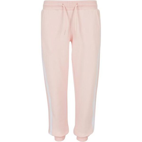 DěTské TepláKy Urban Classics Girls Collage Contrast Sweatpants Rosa/Bianco/Rosa - 110/116-image