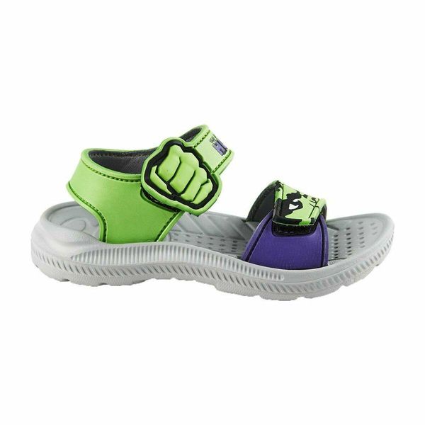 Sandali Marvel Hulk - Comode Scarpe Per Bambini Per Piccoli Supereroi Numero 24-image