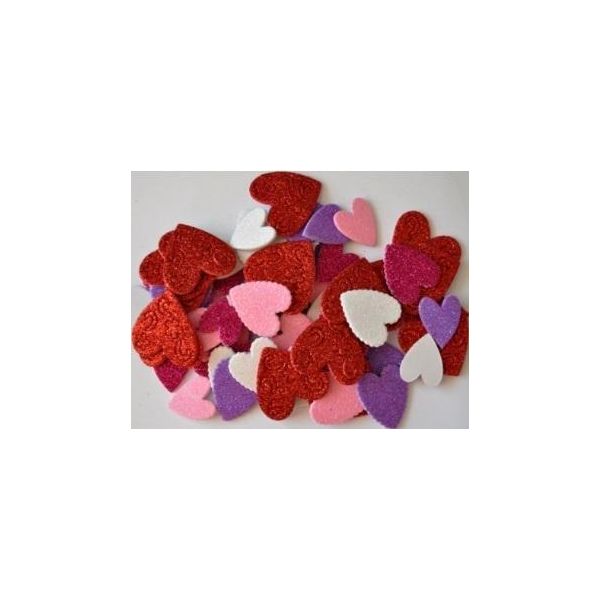 Adesivi 3D A Forma Di Cuore, 64 Pezzi - (Scuola E Cancelleria, Adesivi)-image