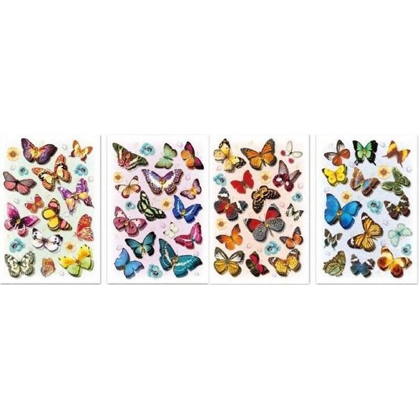 Adesivi 3D Farfalle Mix (Scuola E Cancelleria)-image