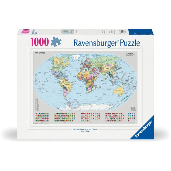 Mappa Del Mondo Politico Ravensburger 12000065-image