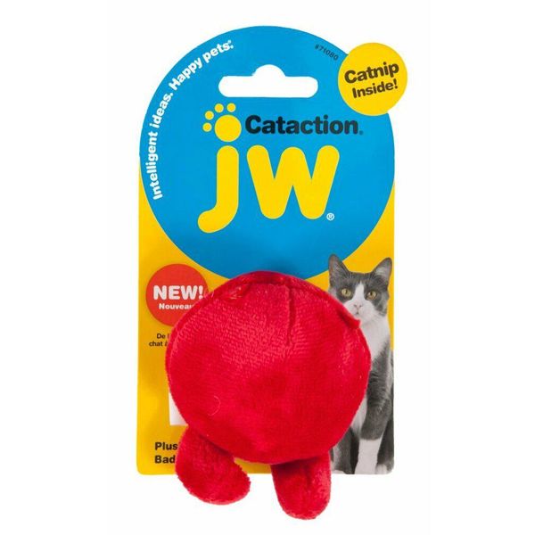 Palla Bad Cuz Di Peluche Jw Con Erba Gatta-image