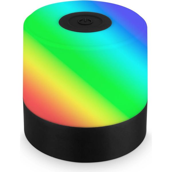 Briloner - Mini Lampada Da Tavolo A Led Ricaricabile IP44, Luce Colorata E Bianca, Lampada Da Tavolo Rgb, Cambio Colore, Touch, Luce Mobile, Lampada Da Tavolo A Led Per Esterni-image