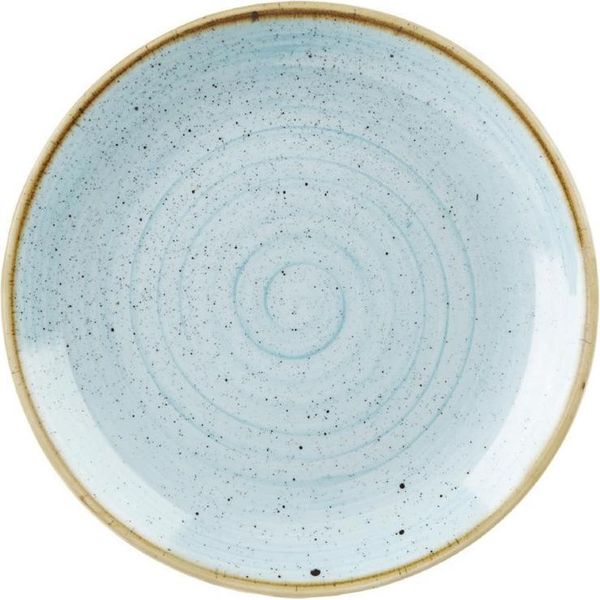 Piatto Da Portata Churchill Stonecast, Rotondo, Blu Uovo D'anatra, 200 Mm (12 Pezzi)-image