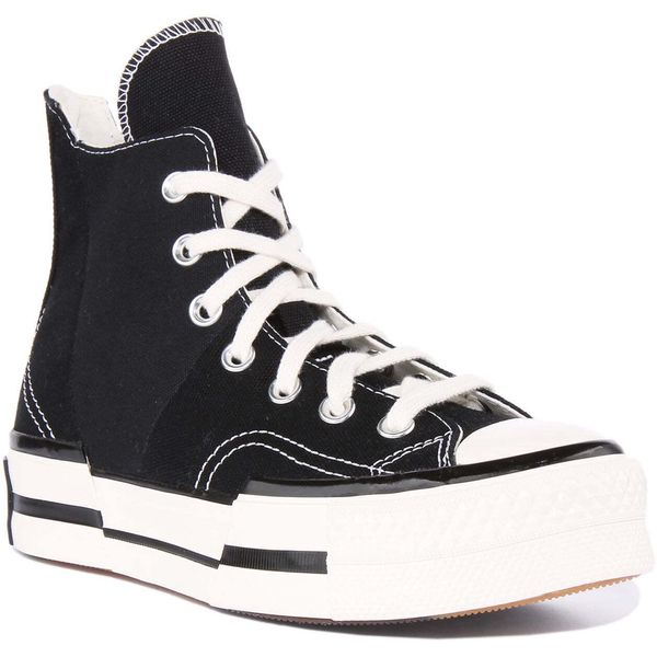Converse Chuck 70 Plus Hi Lace-Up Canvas Trainers Nero - 10.5 Uk - 44.5 Eu - 10.5 M/12.5 F Us / Nero-image
