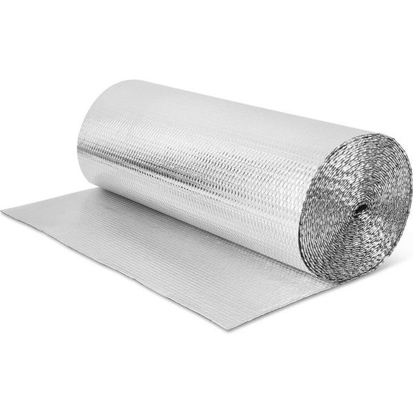 Clanmacy Pellicola Isolante Pellicola Isolante 1X30M 200G/M² Pellicola Termica Pellicola Riflettente Isolamento 3-4Mm Alluminio-image