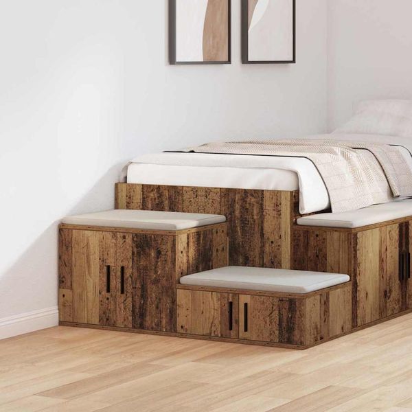 Vidaxl Mobile Da Bagno In Legno Recuperato 108 X 41 X 40 Cm Materiale A Base Di Legno-image