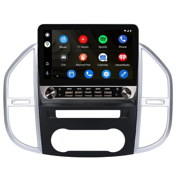 Android Radio 4+64GB Per Mercedes Vito W447 2014-2020 Navi Con Pulsanti Carplay 4G Lte Bluetooth Rds Wifi Dsp Gps Dab+-image