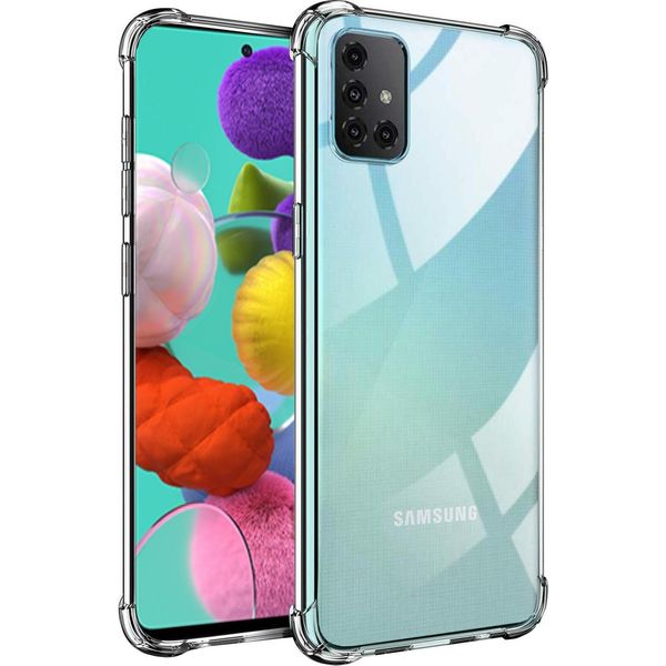 Custodia Per Samsung Galaxy A51 Anti Shock Custodia Per Telefoni Cellulari Copertura Trasparente-image