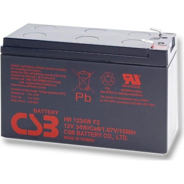 Csb Hr1234W F2, 12V, 9Ah-image