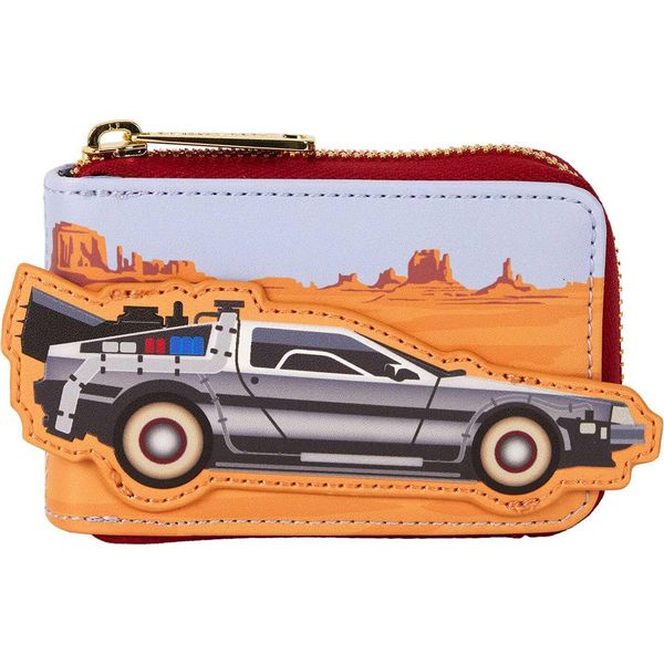 Universal Di Loungefly Geldbeutel Ritorno Al Futuro 40° Anniversario Delorean-image