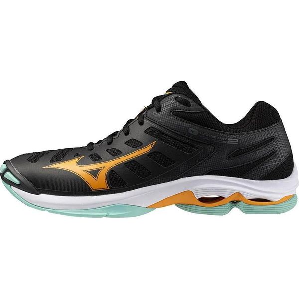 Mizuno Wave Voltage 2 Scarpe Sportive Indoor Nero Eu 38 1/2 Uomo, Donna Nero Eu 38 1/2-image