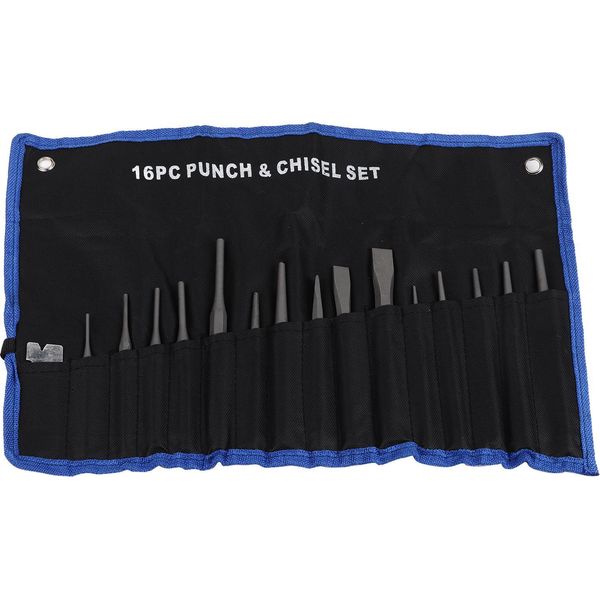 Set Di Punzoni E Scalpelli, Trattamento Termico Materiale Acciaio Utensile Robusto Per L'intaglio Di Punzoni In Metallo-image
