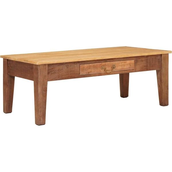 Syfax™ Tavolino Da Salotto Con Cassetto Marrone 110 X 55 X 40 Cm-image