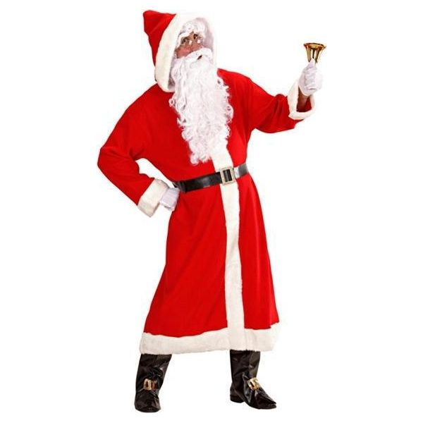 Cappotto Di Babbo Natale Con Parrucca, Barba,... M/L - Completo - Babbo Natale-image