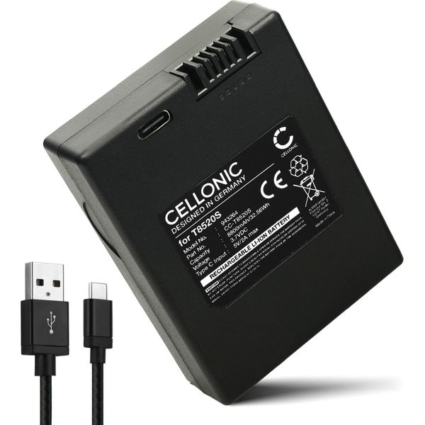 1X Cellonic Batteria Compatibile Con Compatibile Con Eufy Eufycam,3C,S330 8800Mah 3.7V + Usb Cable-image