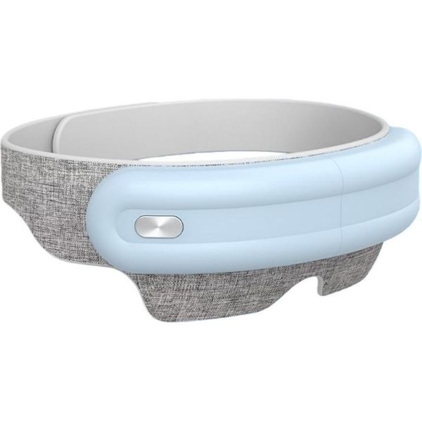 Inf Massaggiatore Occhi Integrato Testa E Occhi Con Pressione Aria, Vibrazione, Calore, Bluetooth E Musica Blu-image