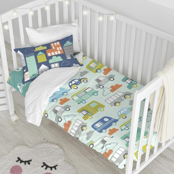 Set Copripiumino Holidays Culla 2 Pezzi 100X120 Cm (Culla) 100% Cotone Europe-image