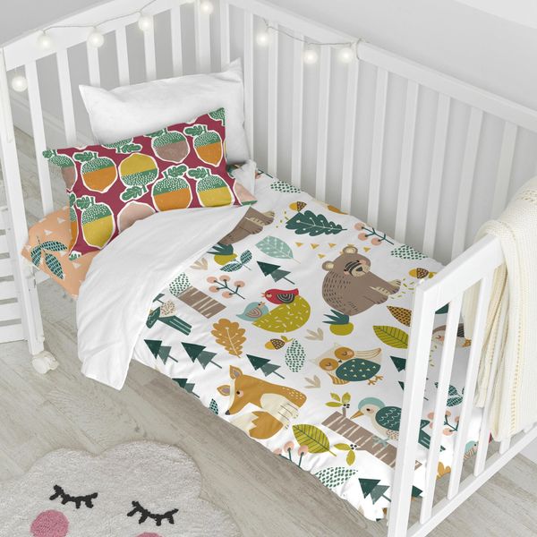 Set Copripiumino Harvestwood Per Lettino 2 Pezzi 100X120 Cm (Lettino) 100% Cotone Europe-image