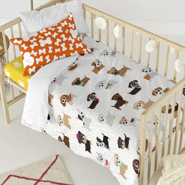 Cani Set Copripiumino Lettino 2 Pezzi 115X145 Cm (Lettino) 100% Cotone Europe-image